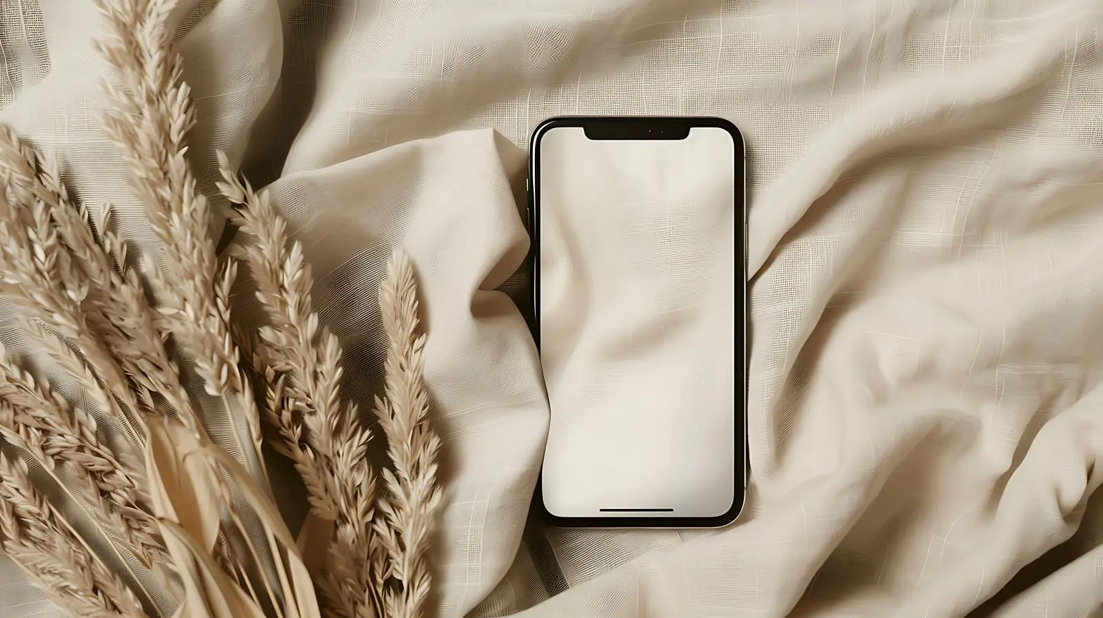 Mobile Phone Screen with Blank Space for Mockup — free download from Dotvec