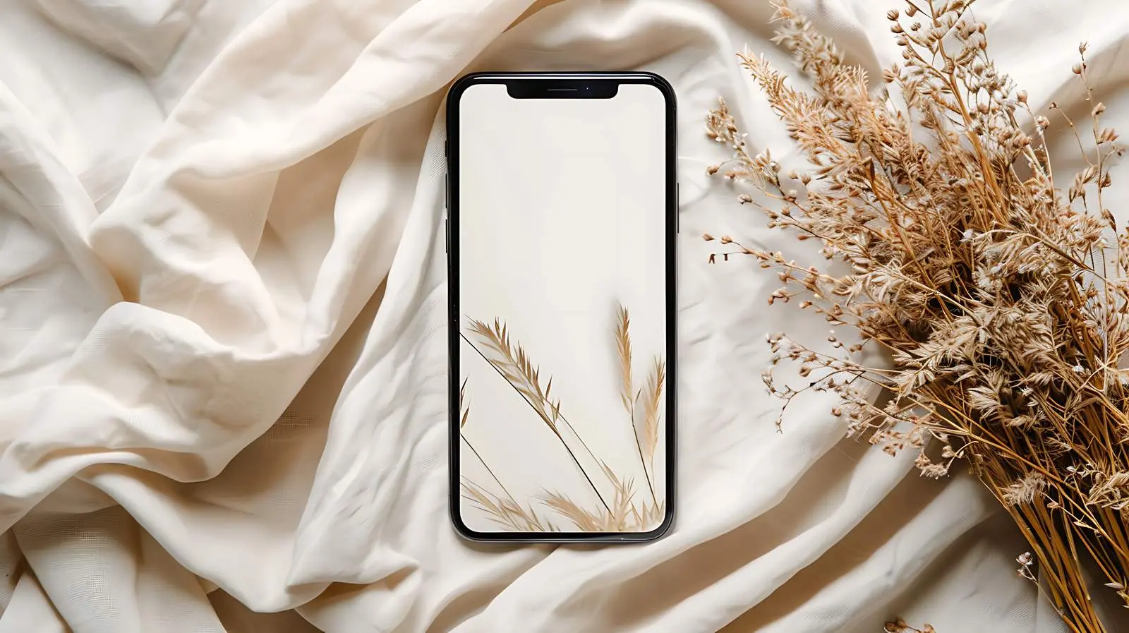 Mobile Phone Screen with Blank Space for Mockup — free download from Dotvec