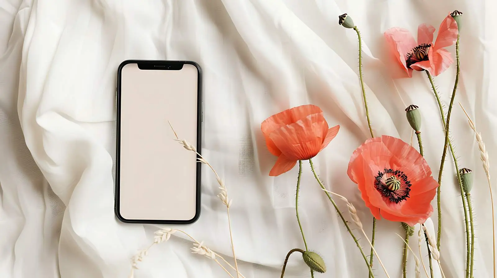 Mobile Phone Screen Mockup with Blank Space — free download from Dotvec