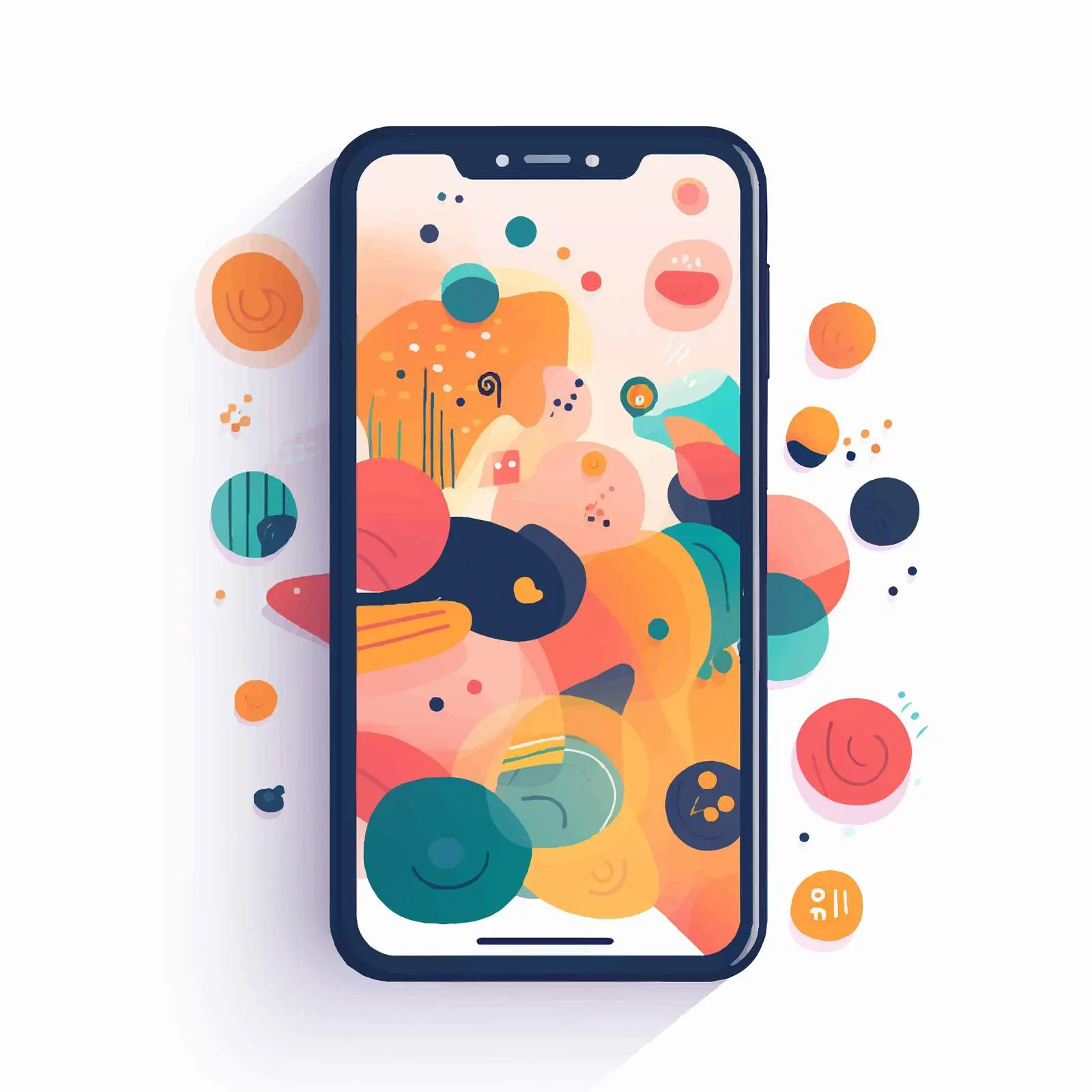 Mobile Smart Phone Screen User Interface Display — free download from Dotvec
