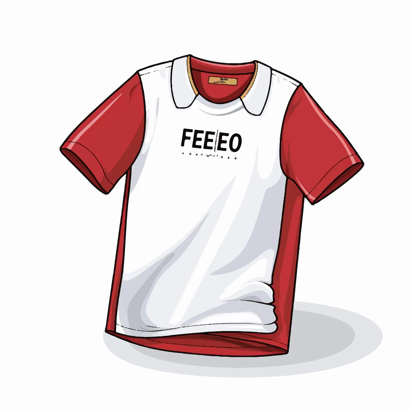 Mockup Shirt with Free Delivery Icon Illustration — free download from Dotvec