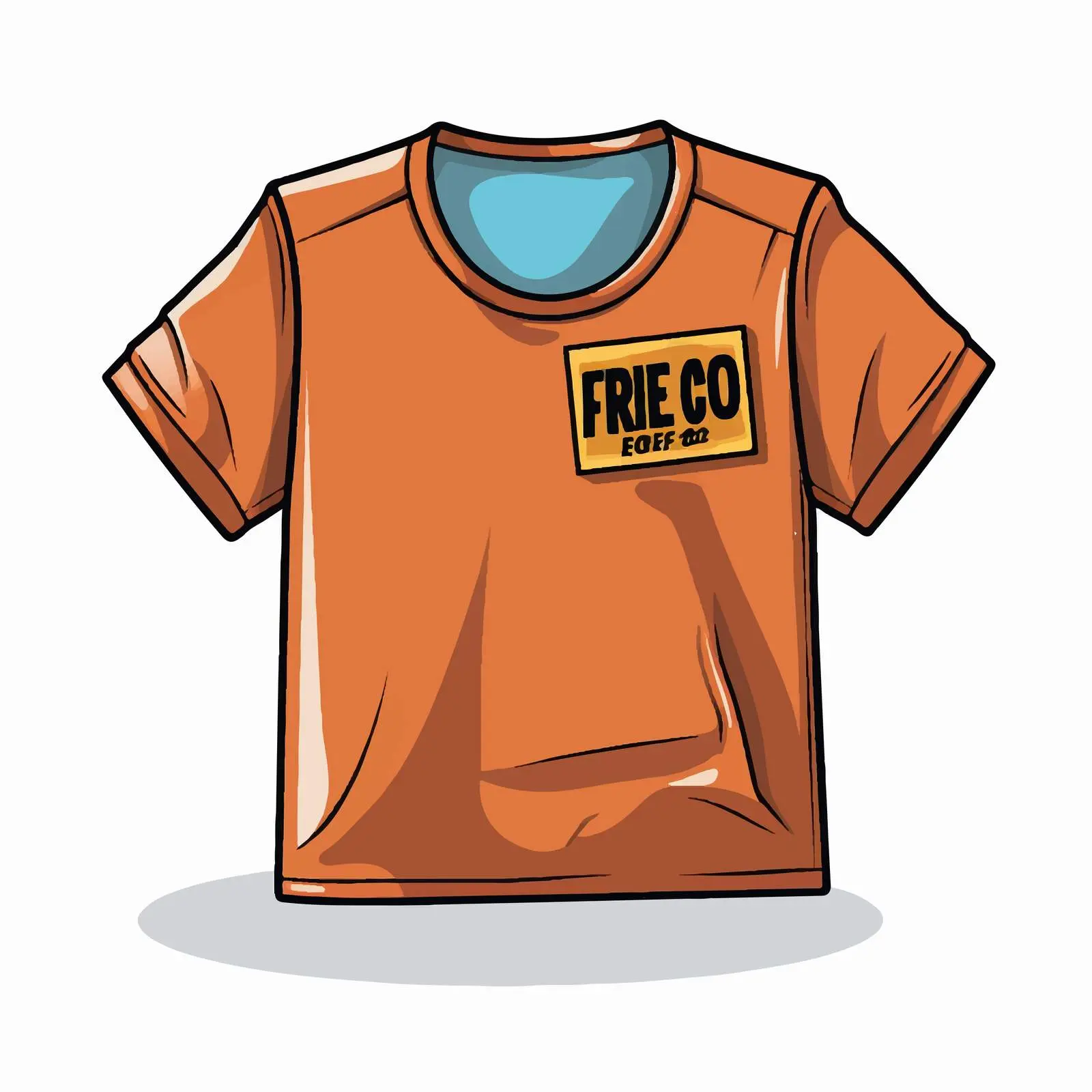 Mockup Shirt with Free Delivery Icon Illustration — free download from Dotvec