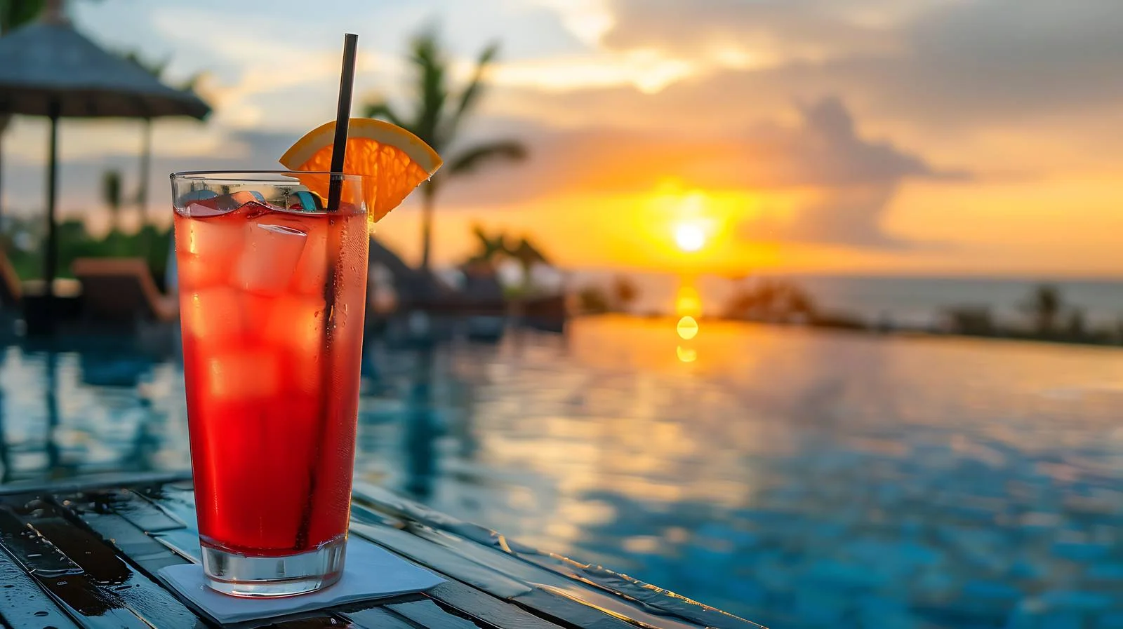 Exquisite Poolside Mocktail — free download from Dotvec