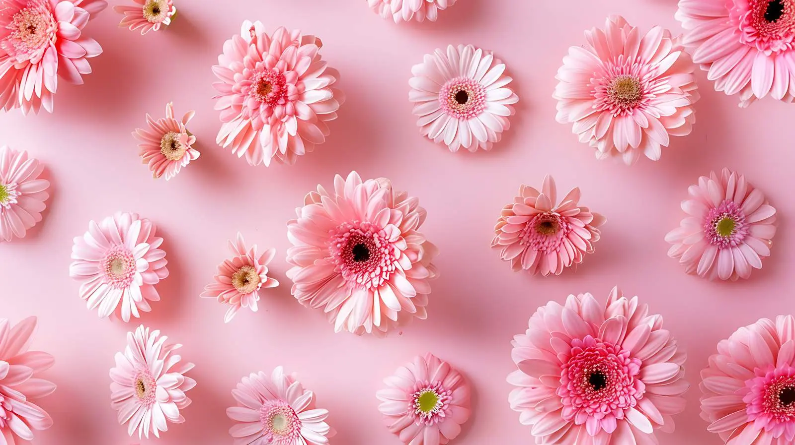 Beautiful Pink Gerber Flower Frame Mockup — free download from Dotvec