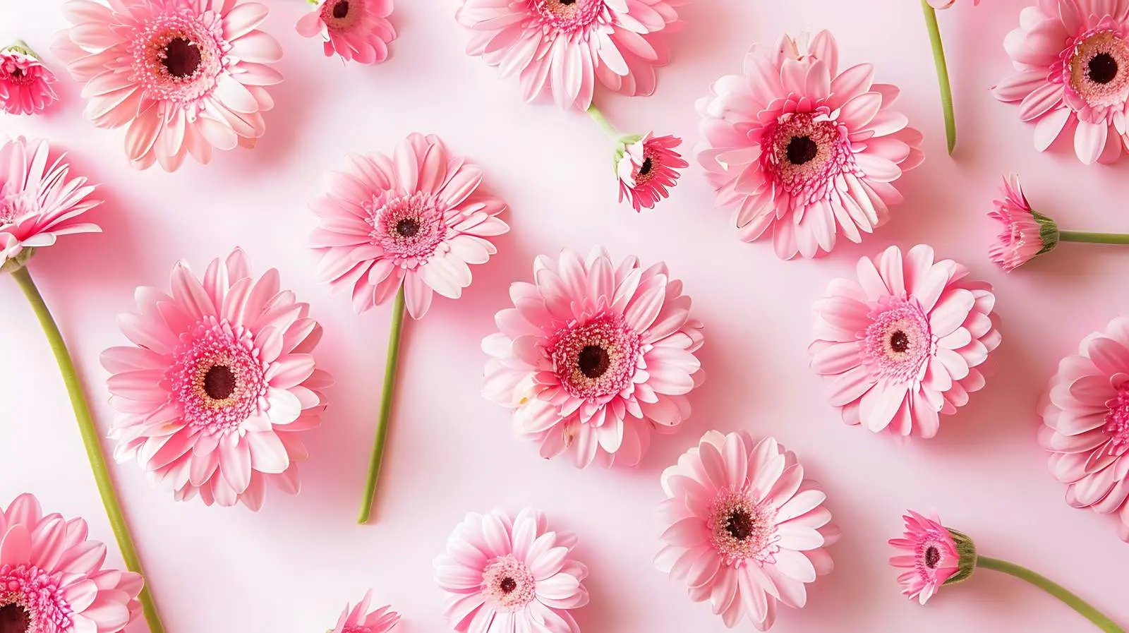 Beautiful Pink Gerbera Flower Mockup Frame – free art mockup image from Dotvec