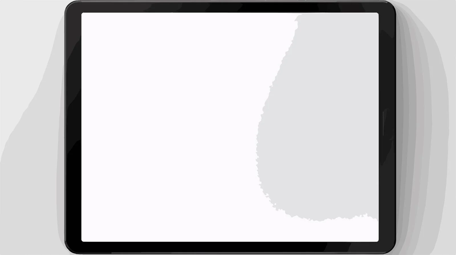 Realistic Black Tablet Mockup — free download from Dotvec