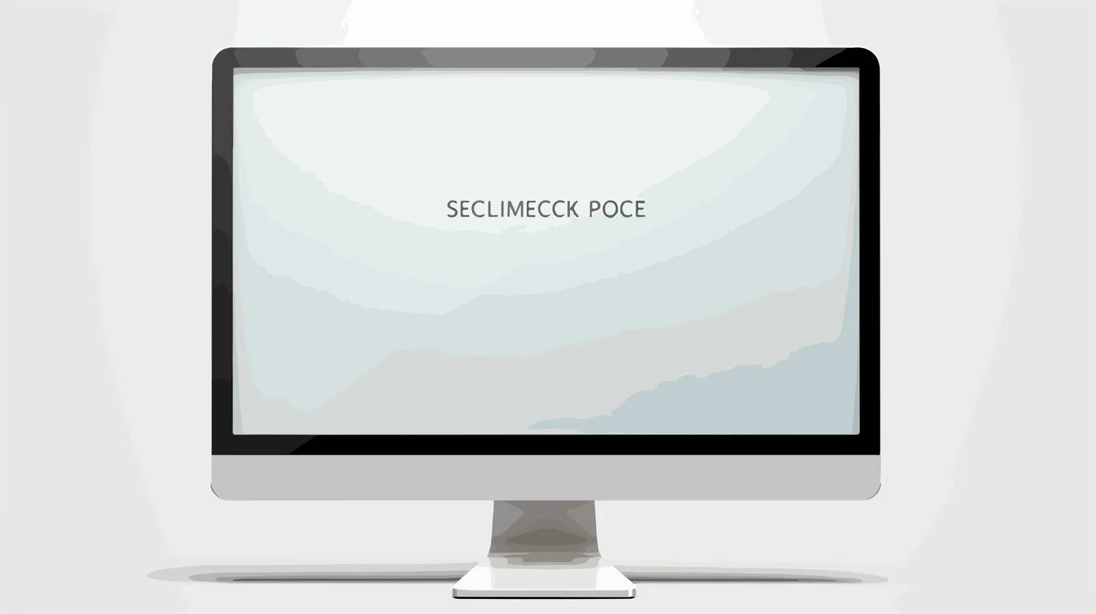 Realistic Monitor Mockup — free download from Dotvec