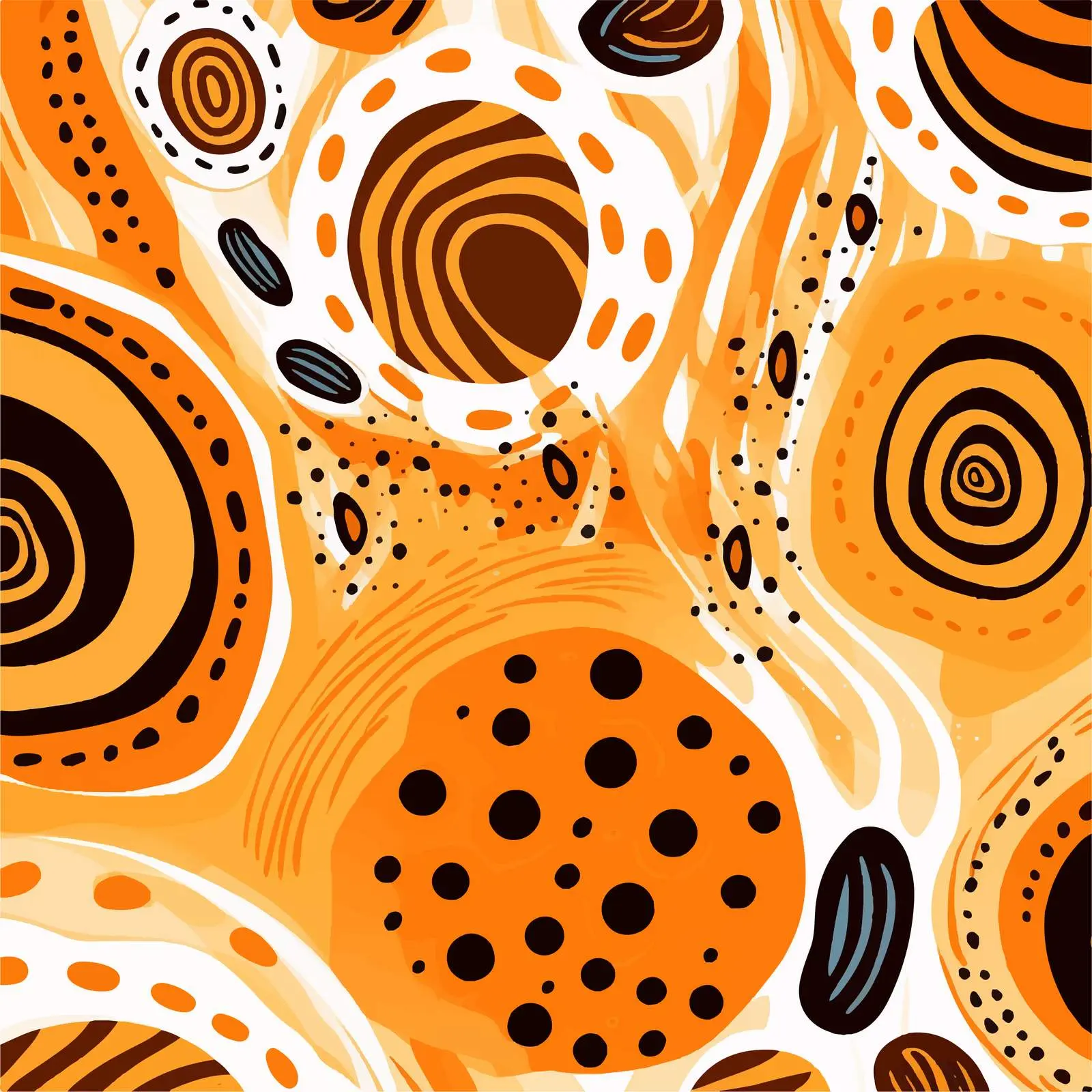 Modern African Backdrop with Tiger Skin Prints — free download from Dotvec