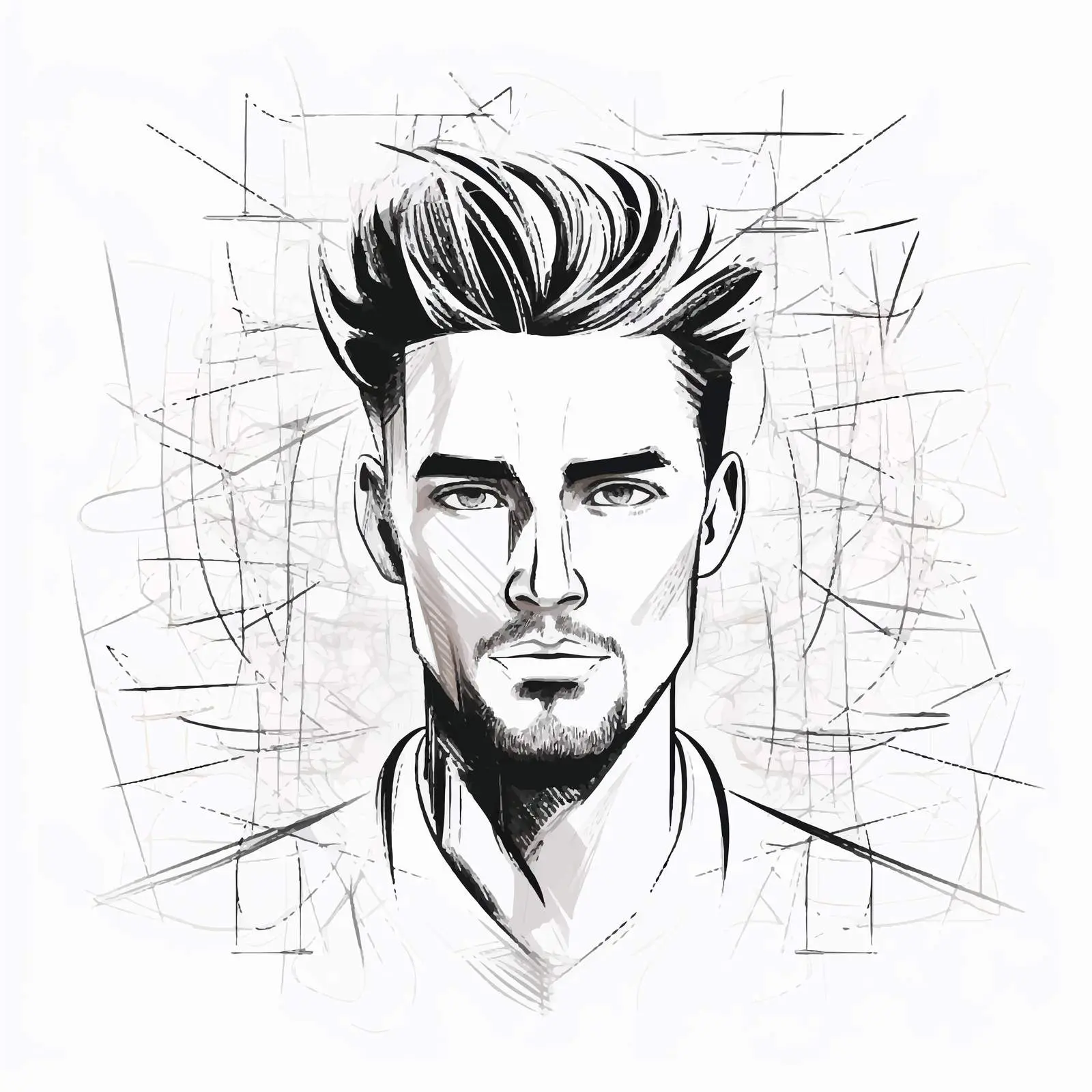 Modern Portrait Avatar Icon for Digital Workflow — free download from Dotvec