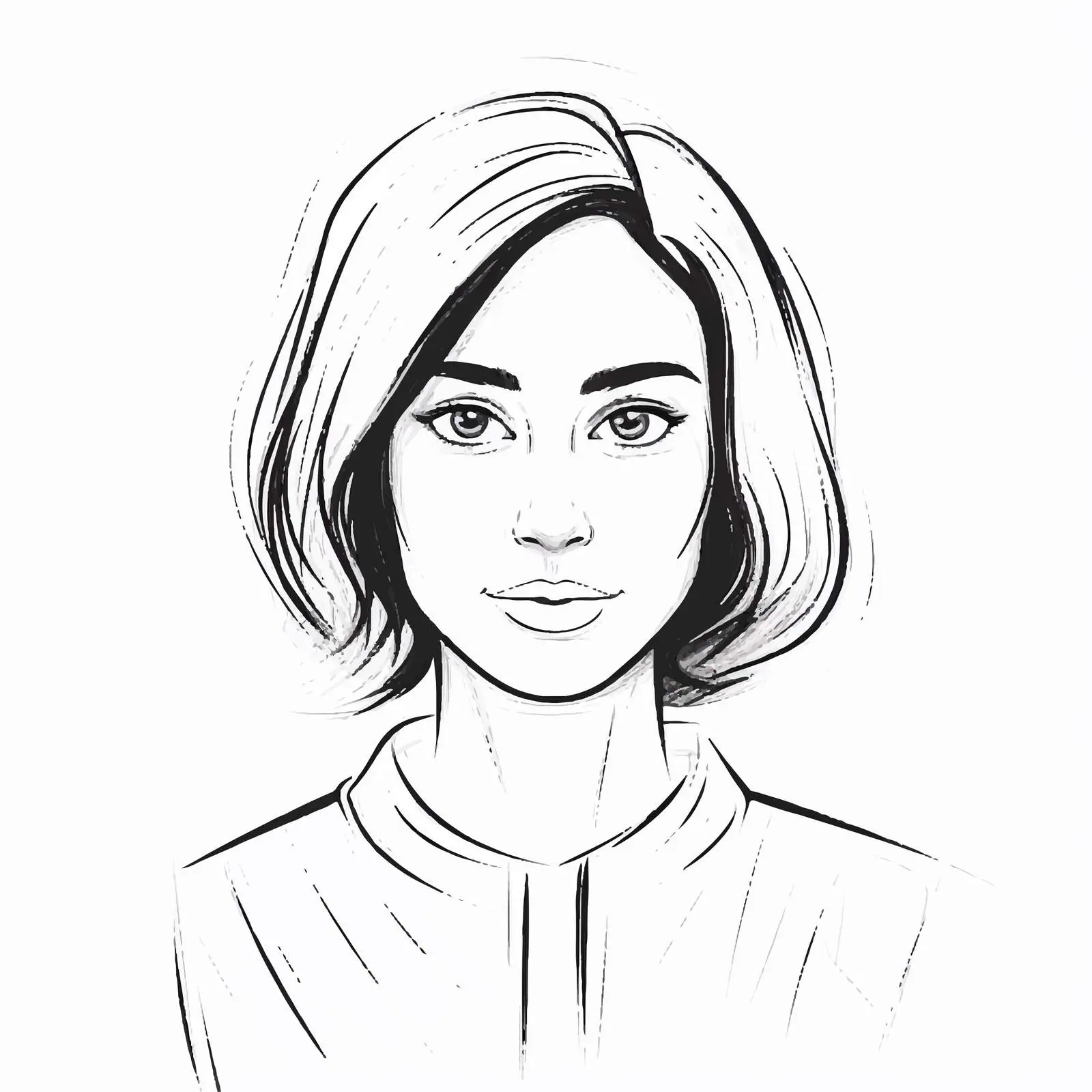 Modern Outline Avatar Icon for Workflow Communication — free download from Dotvec