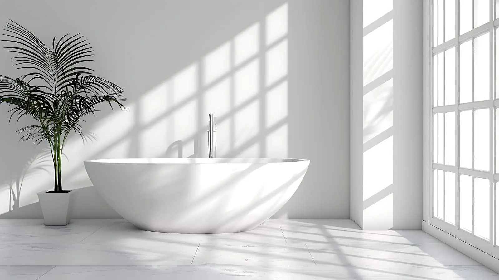 Modern Bathroom Interior Design on White Background — free download from Dotvec