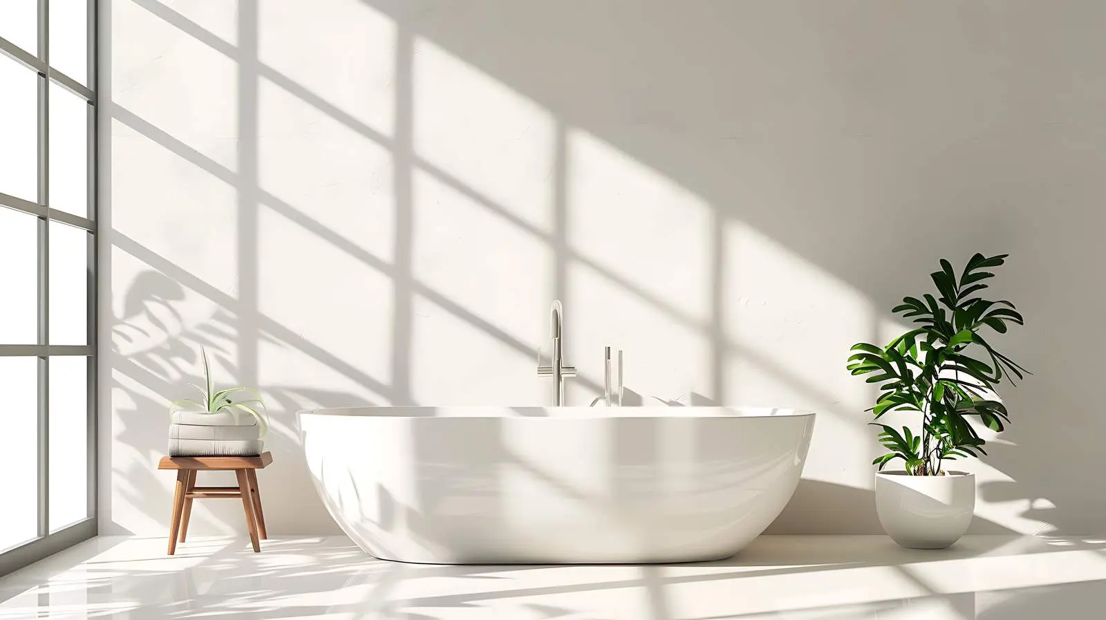 Modern Bathroom Interior on White Background — free download from Dotvec