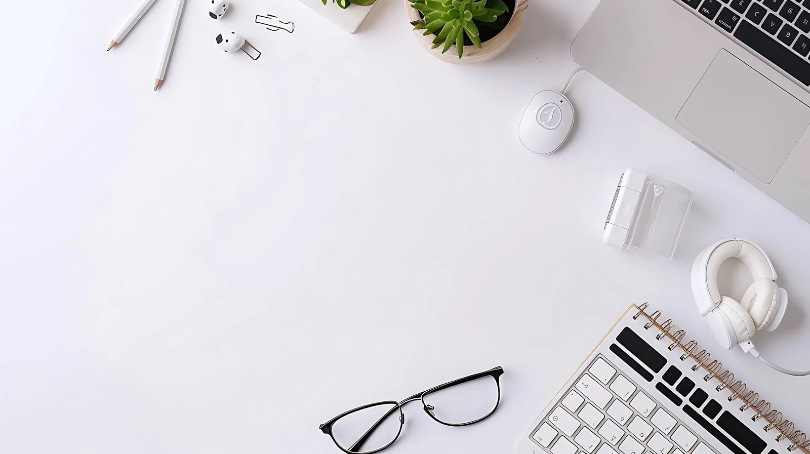 Sleek Office Desk Setup — free download from Dotvec