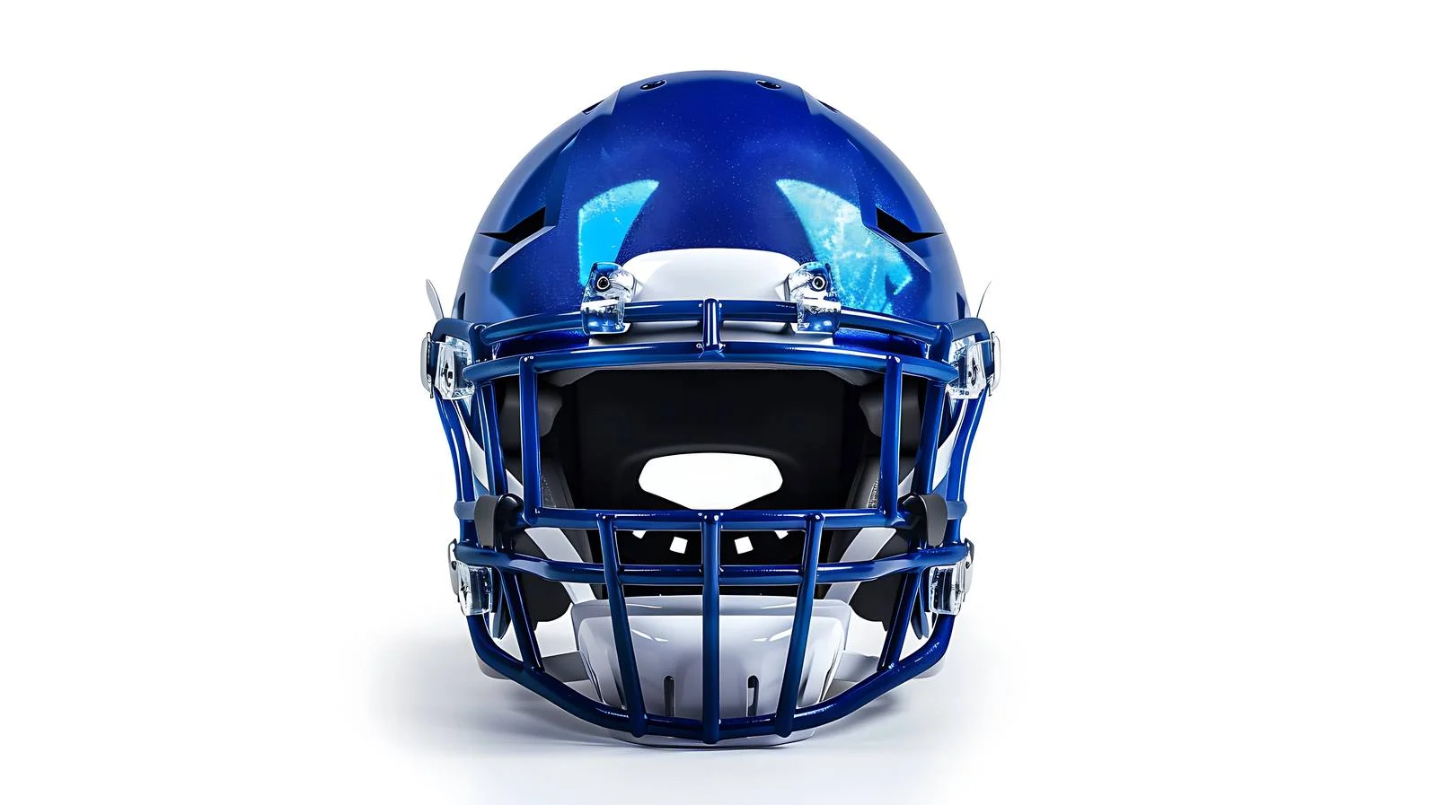 Sleek Football Helmet Front Isolated on White — free download from Dotvec