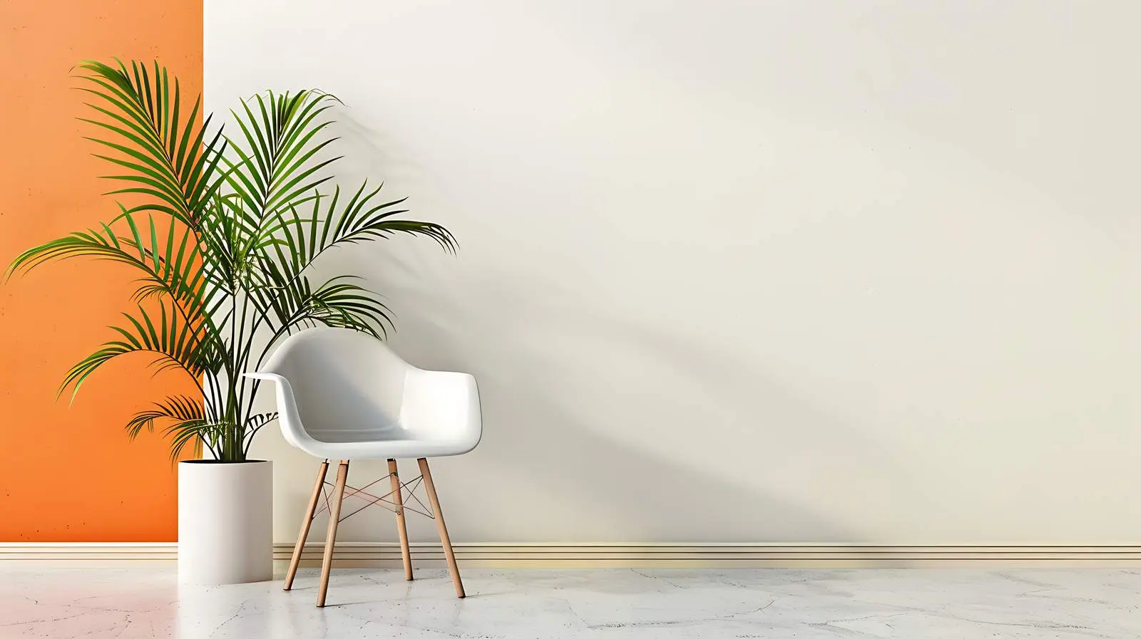 Modern Interior Design with Chair and Plant — free download from Dotvec