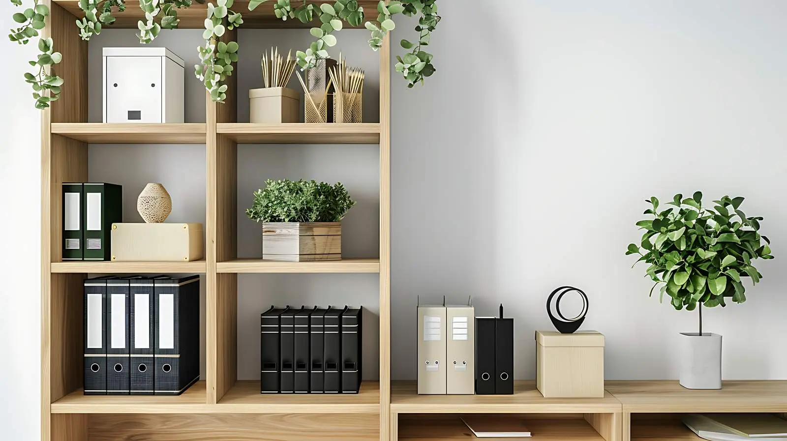 Modern Home Office Cabinet Interior Design Concept — free download from Dotvec