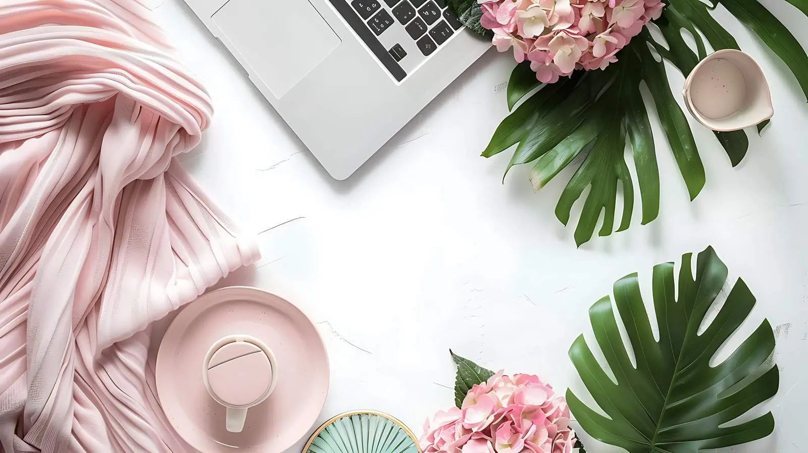 Stylish Modern Home Office Workspace with Laptop – free professional setup image from Dotvec