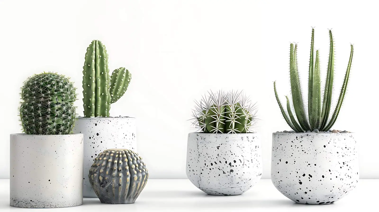 Modern Interior Design with Cactus Home Plant — free download from Dotvec