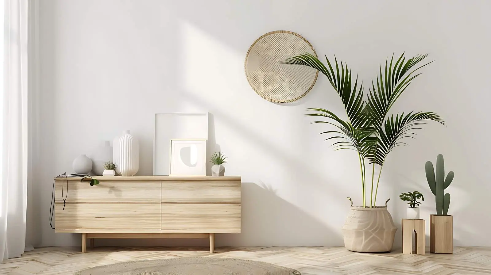 Modern Scandinavian Minimalist Interior Chest of Drawers – free nordic image from Dotvec