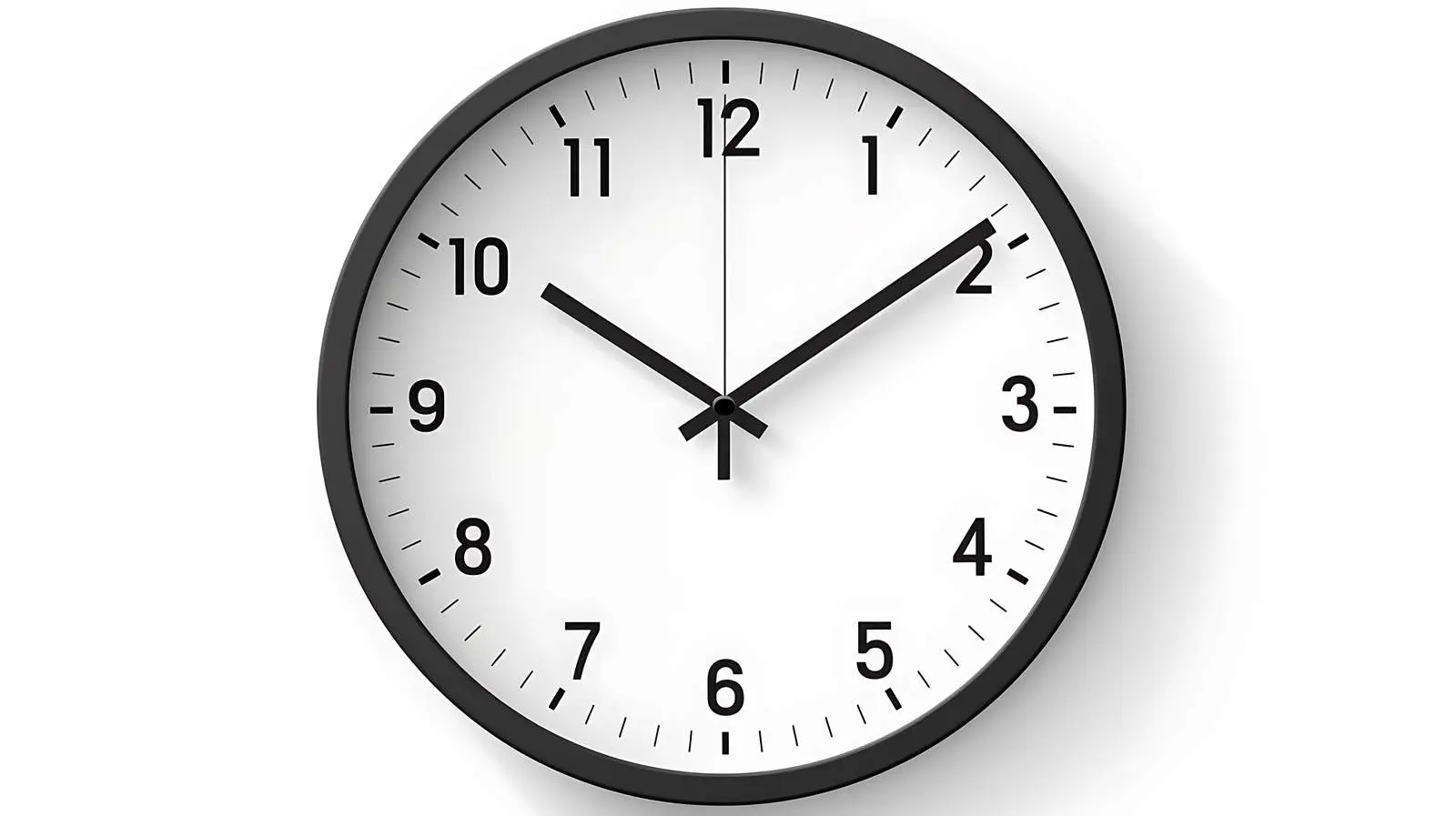 Sleek Wall Clock Mockup — free download from Dotvec