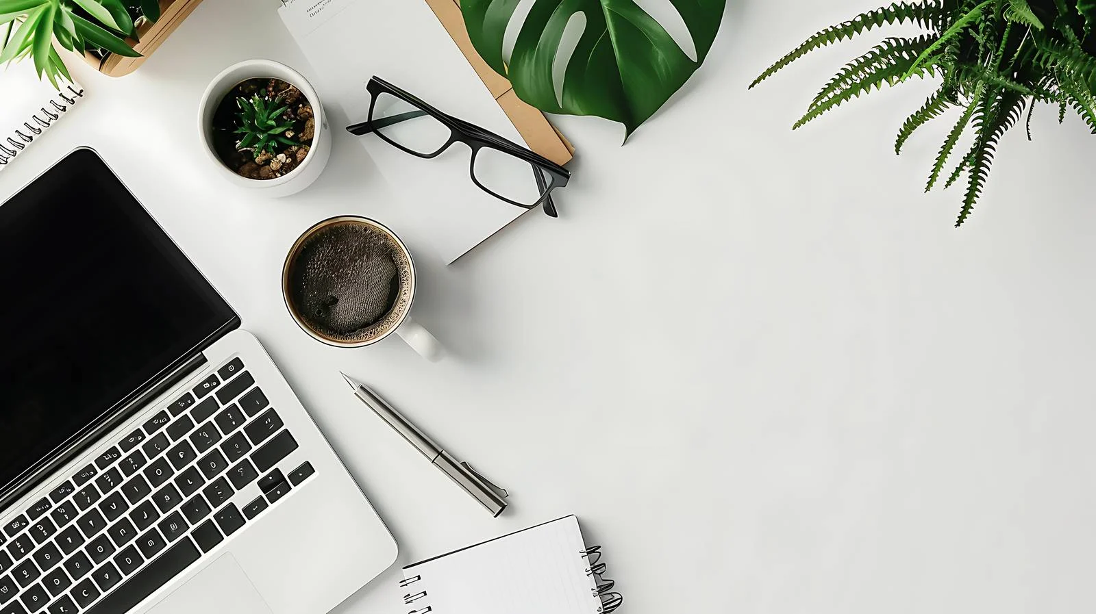 Contemporary Office Desk Setup — free download from Dotvec