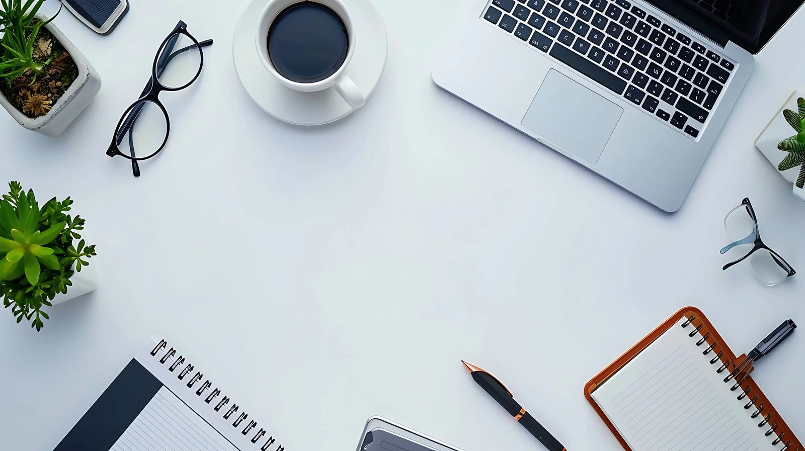 Contemporary Office Desk Setup — free download from Dotvec