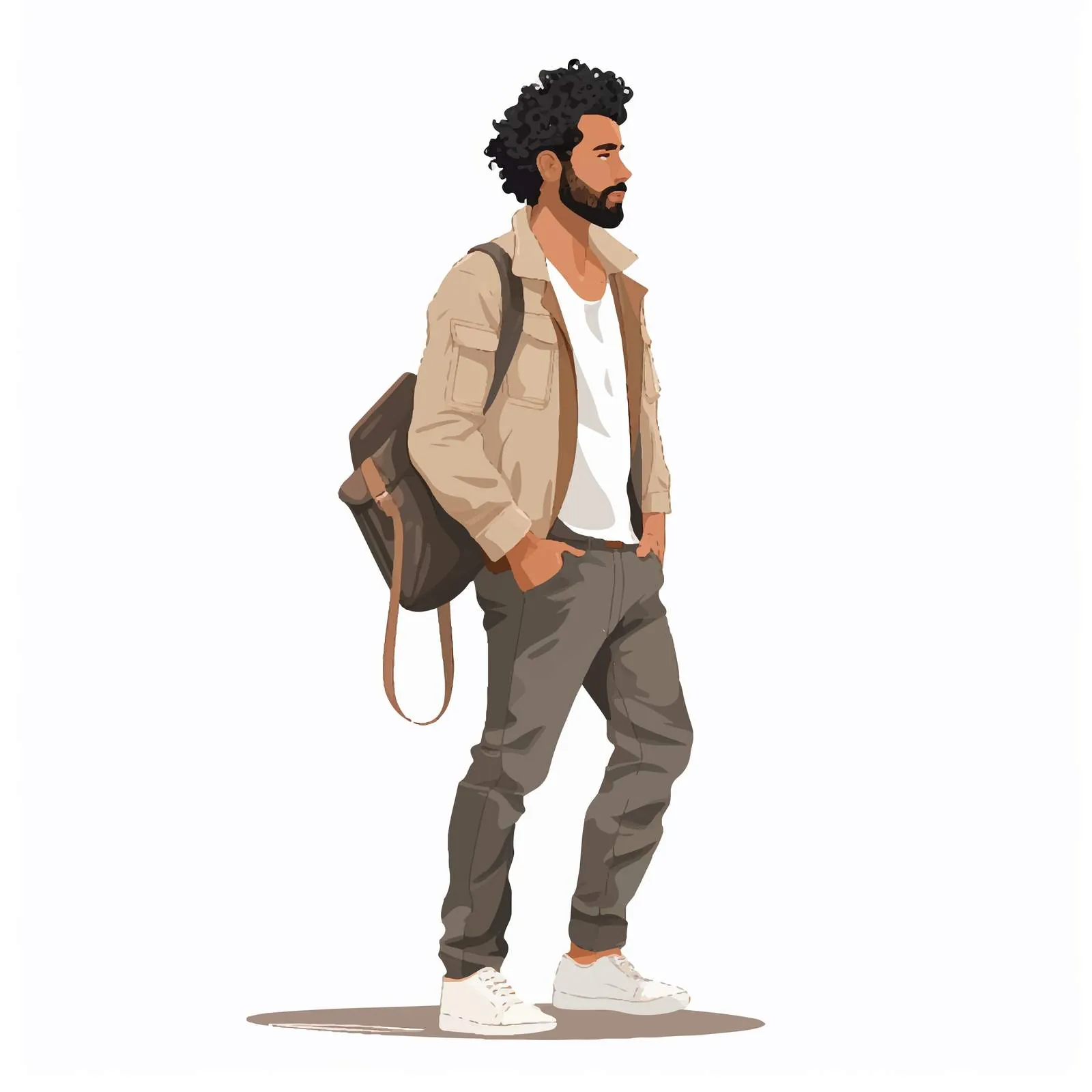 Fashionable Young Man in Stylish Apparel — free download from Dotvec