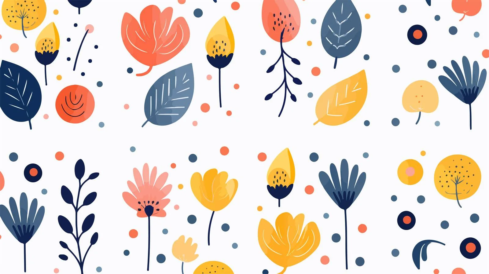 Contemporary Seamless Patterns with Geometric Elements — free download from Dotvec