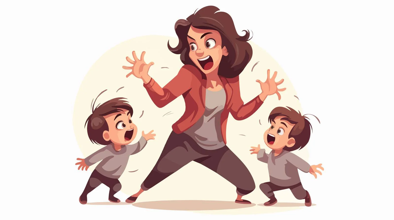 Family Conflict Cartoon Vector Illustration — free download from Dotvec