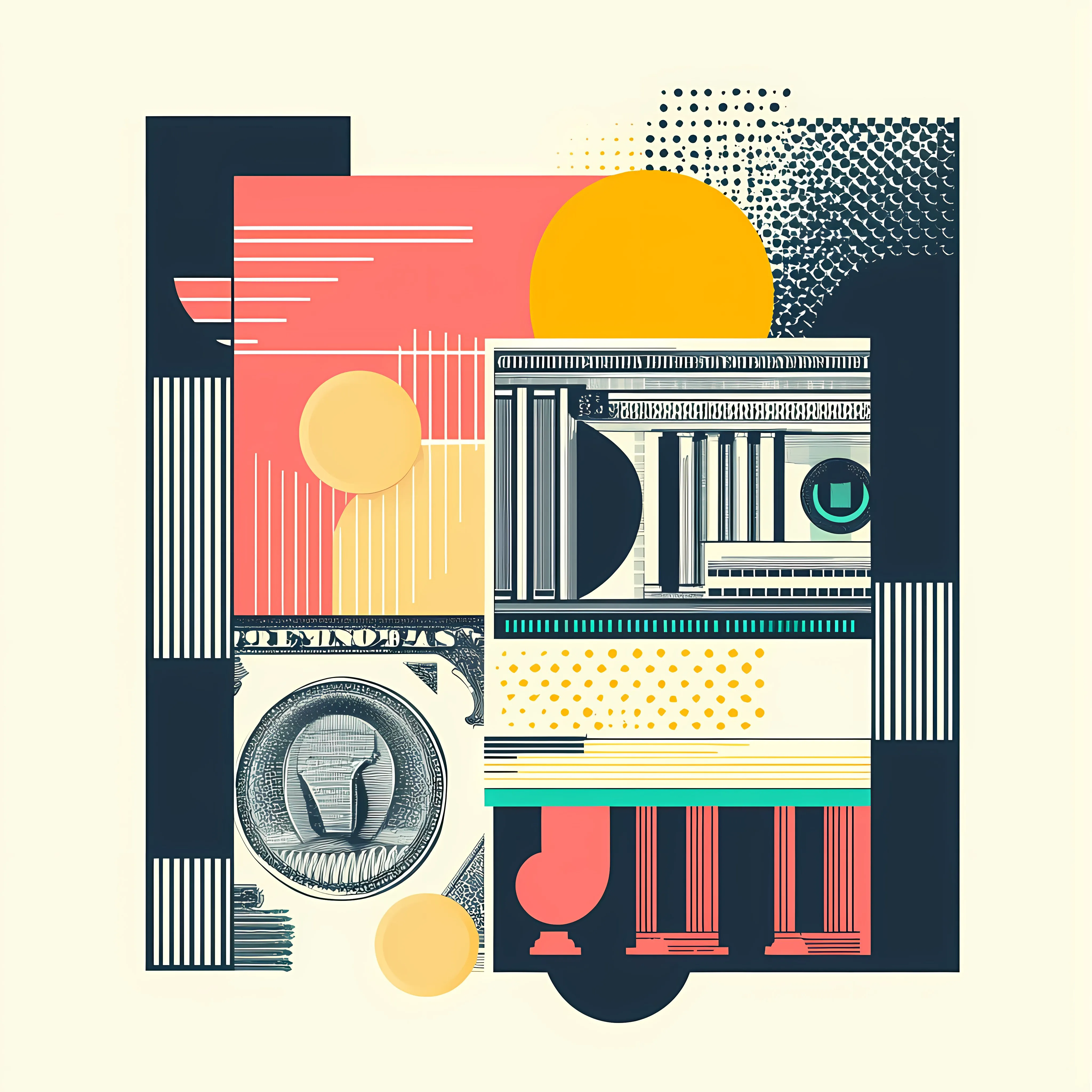 Flat Vector Money Banknote and Coin Illustration — free download from Dotvec