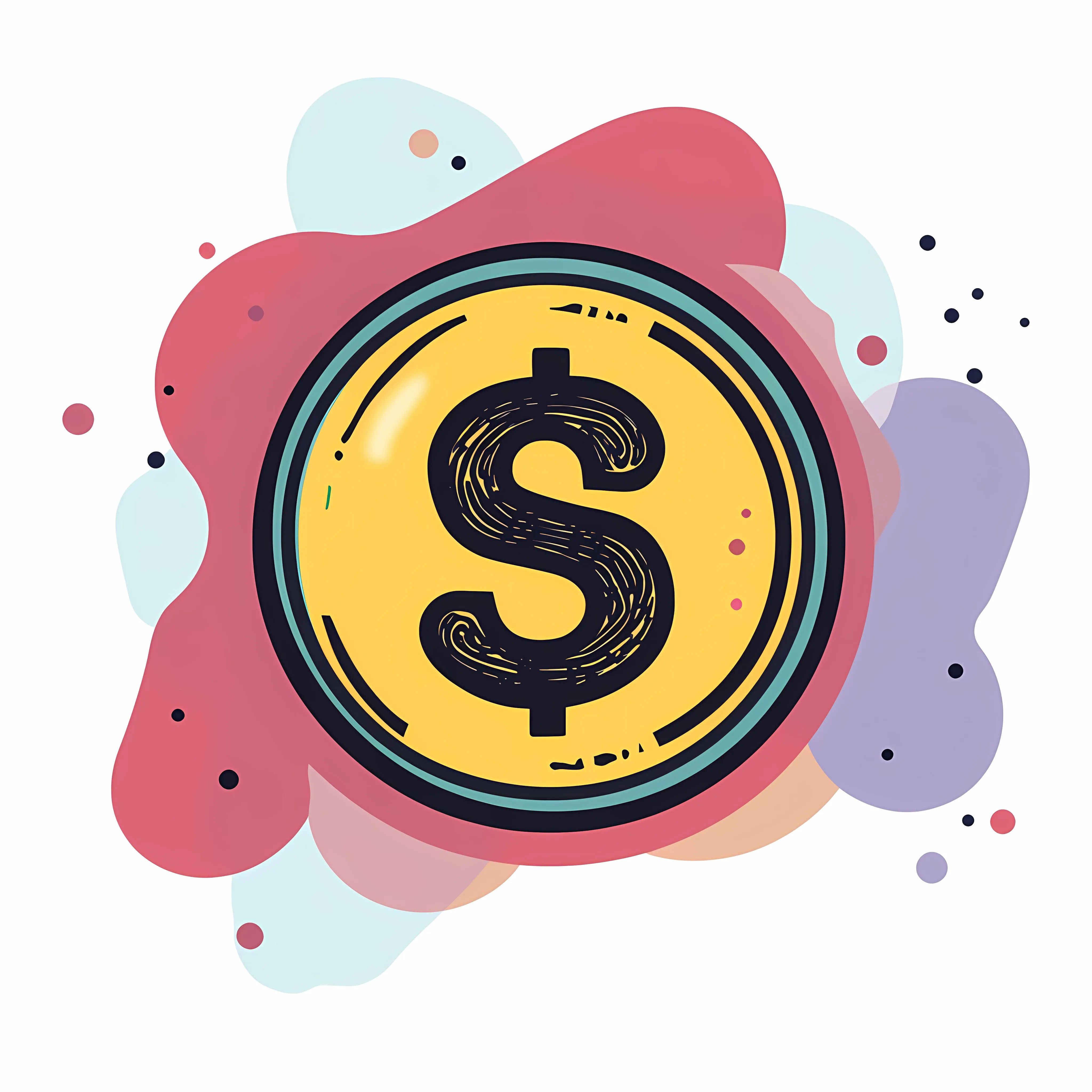 Dollar Money Commercial Icon Flat Vector Illustration — free download from Dotvec