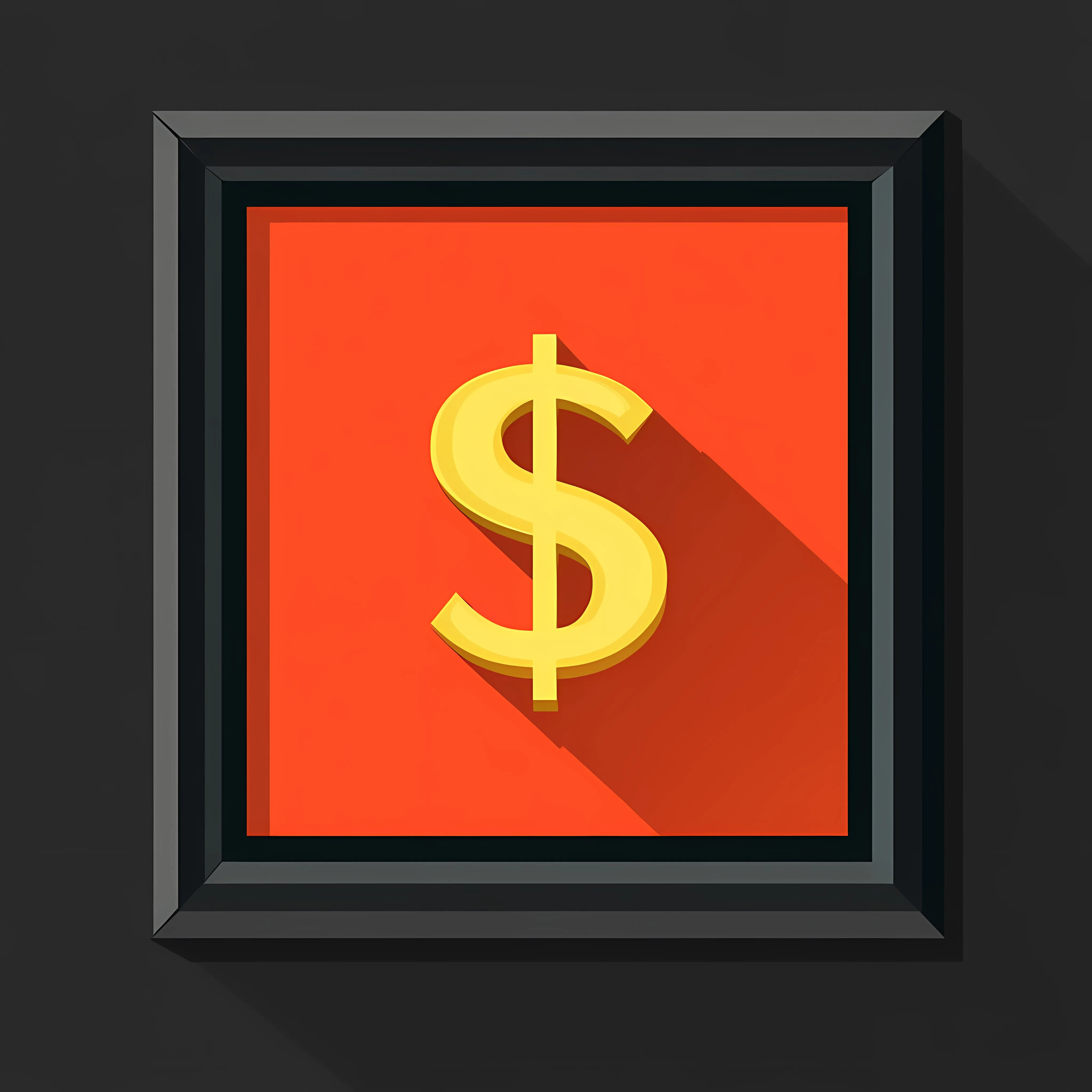 Flat Vector Dollar Commercial Icon Illustration — free download from Dotvec