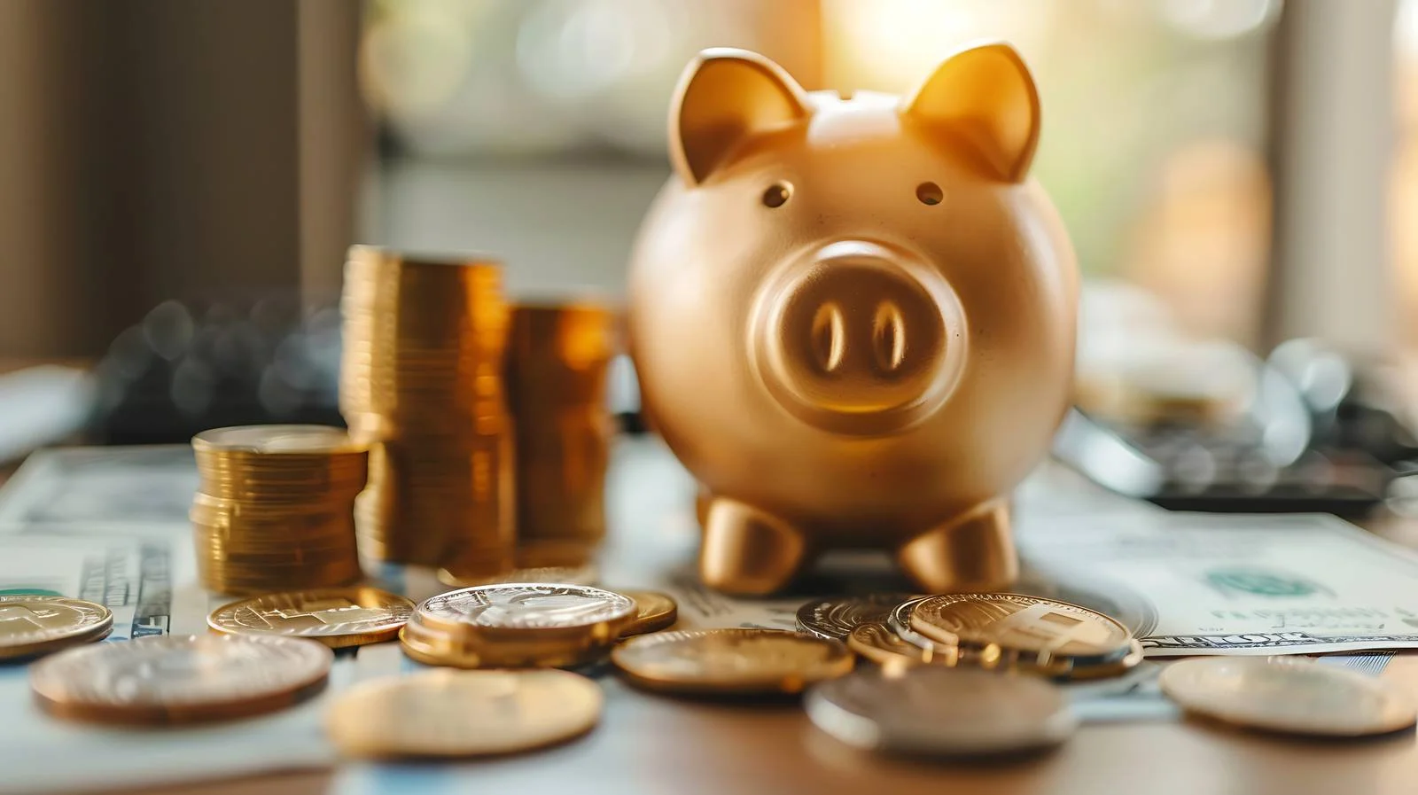 Business Savings Strategy with Piggy Bank — free download from Dotvec
