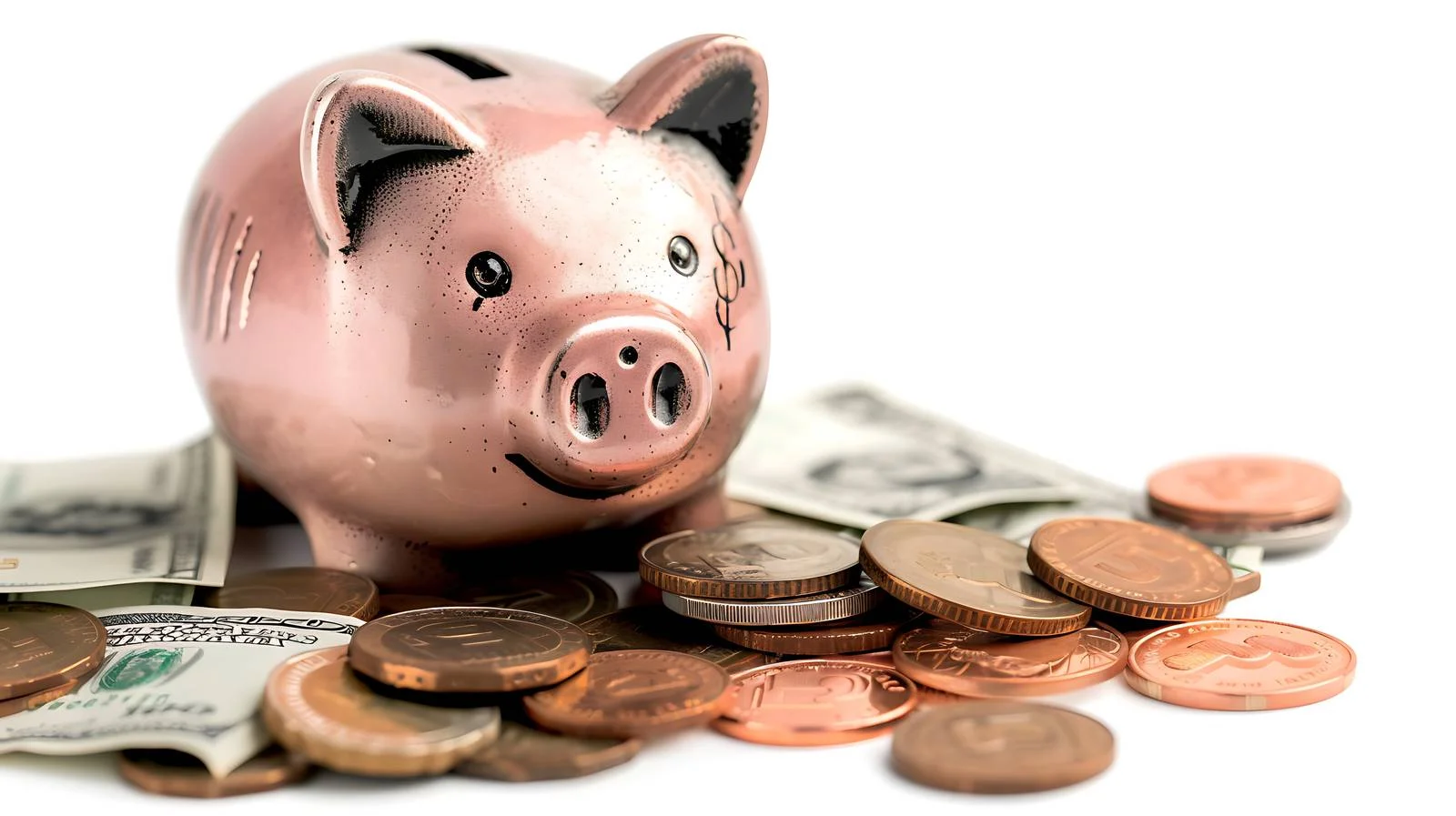 Business Savings Concept with Piggy Bank — free download from Dotvec