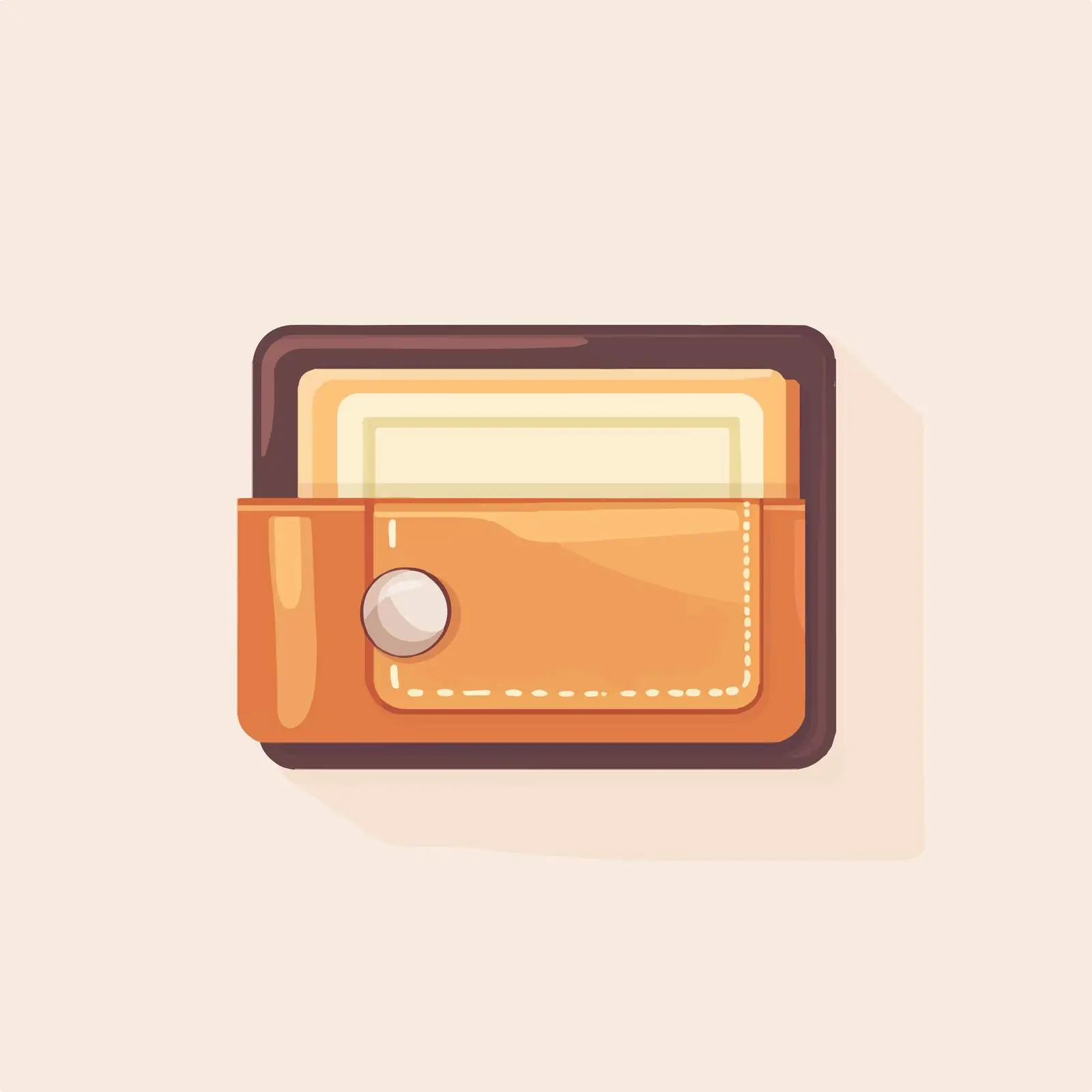 Flat Vector Money Wallet Illustration — free download from Dotvec
