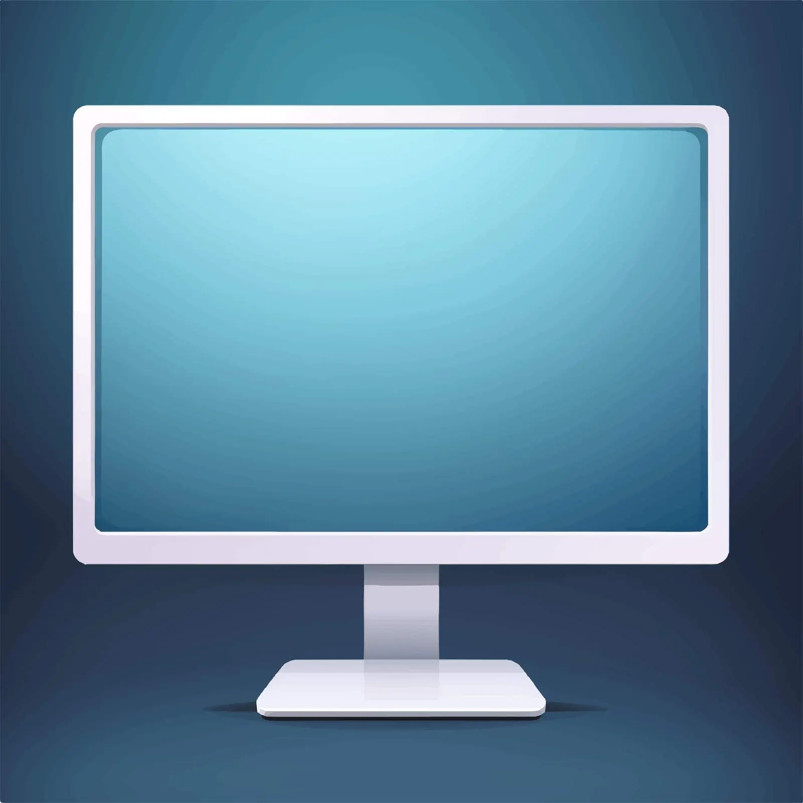 Isolated Monitor Vector Illustration on White Background — free download from Dotvec