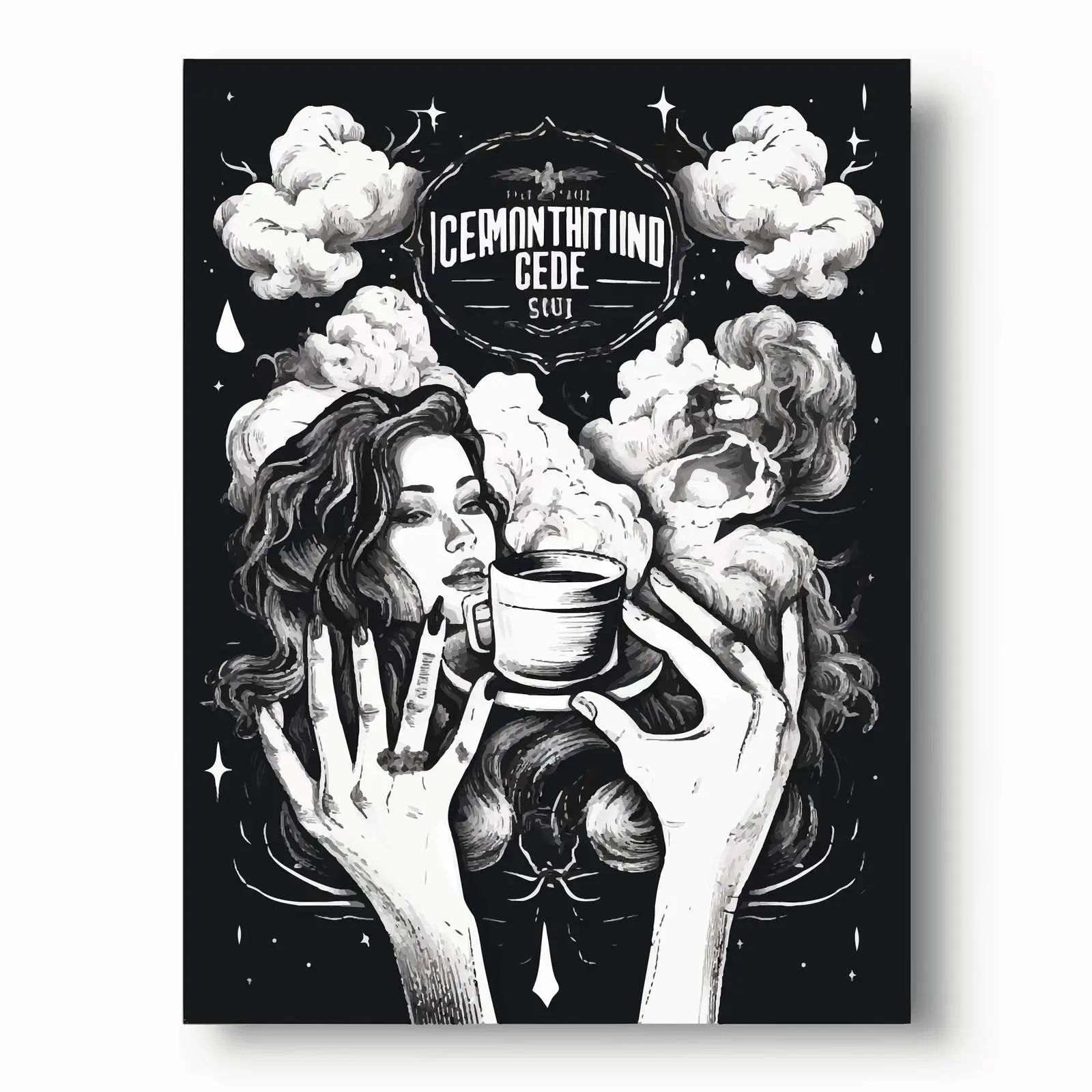 Monochrome Night Party Flyer Template — free download from Dotvec