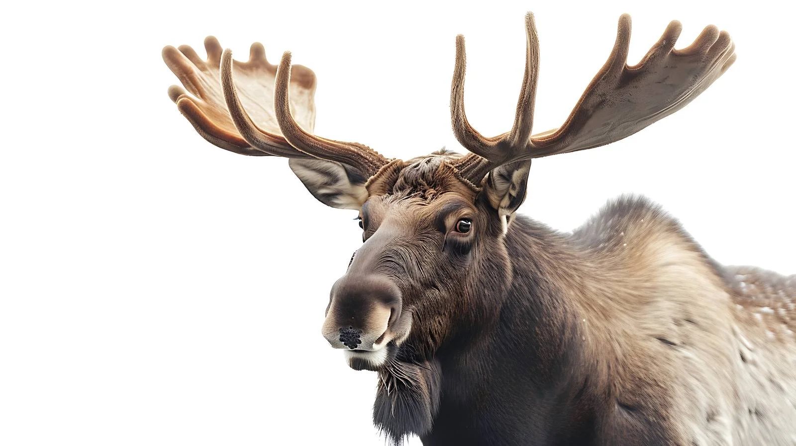 Magnificent Moose Isolated on White Background — free download from Dotvec