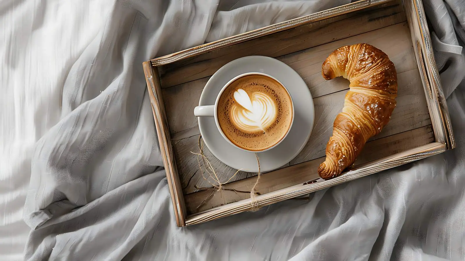 Cozy Breakfast with Coffee in Bed — free download from Dotvec