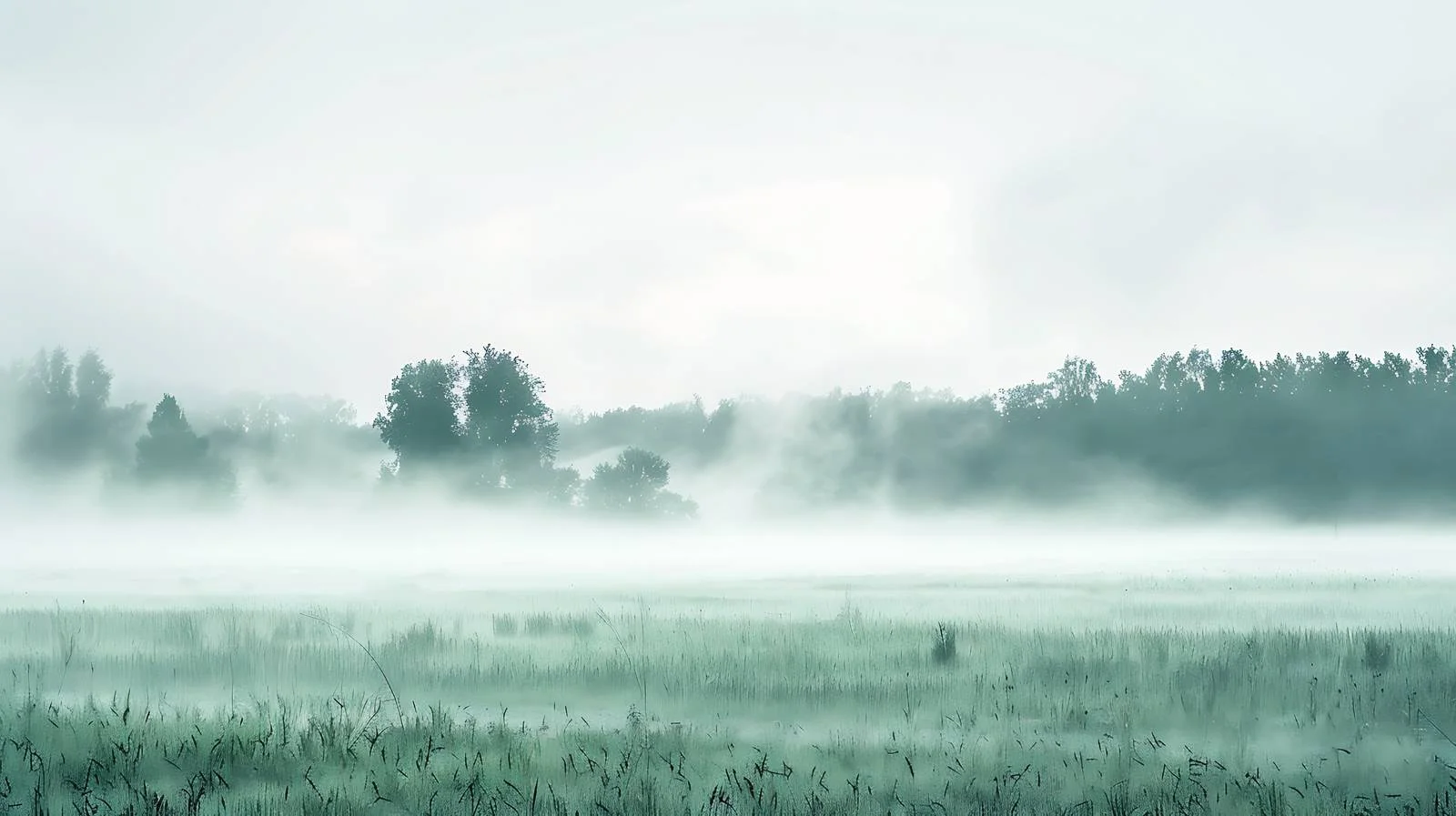 Serene Morning Mist Over Isolated Field — free download from Dotvec