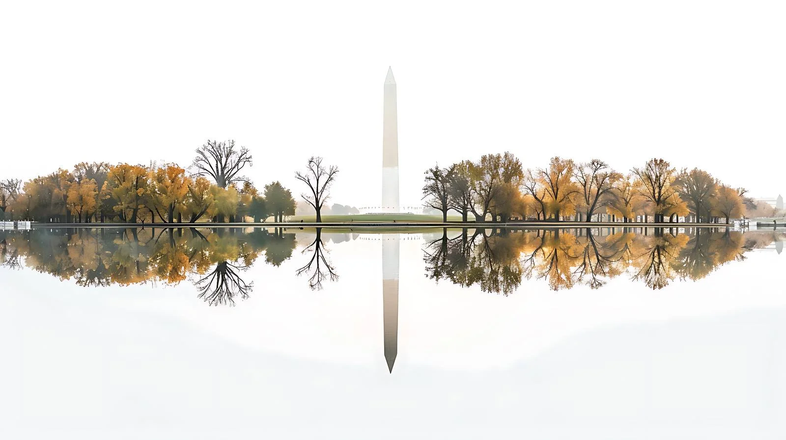 Washington Monument Morning Reflection Glowing — free download from Dotvec