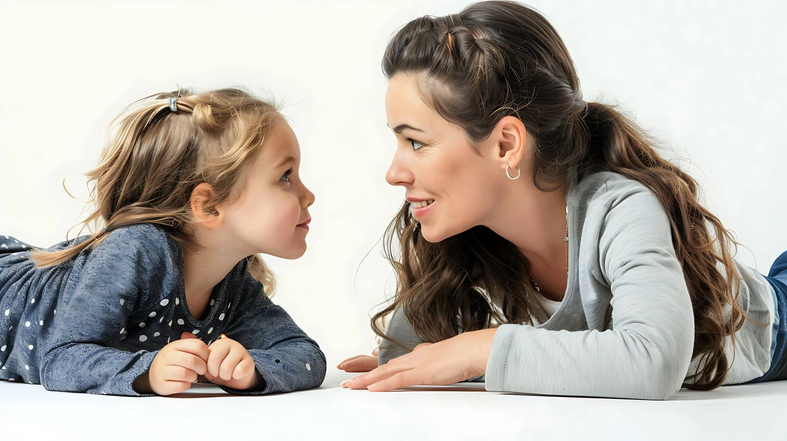 Mother and Child Relaxing at Home — free download from Dotvec