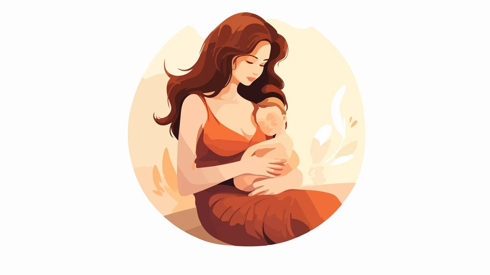 Nurturing Bond: Mother Breastfeeding Baby — free download from Dotvec