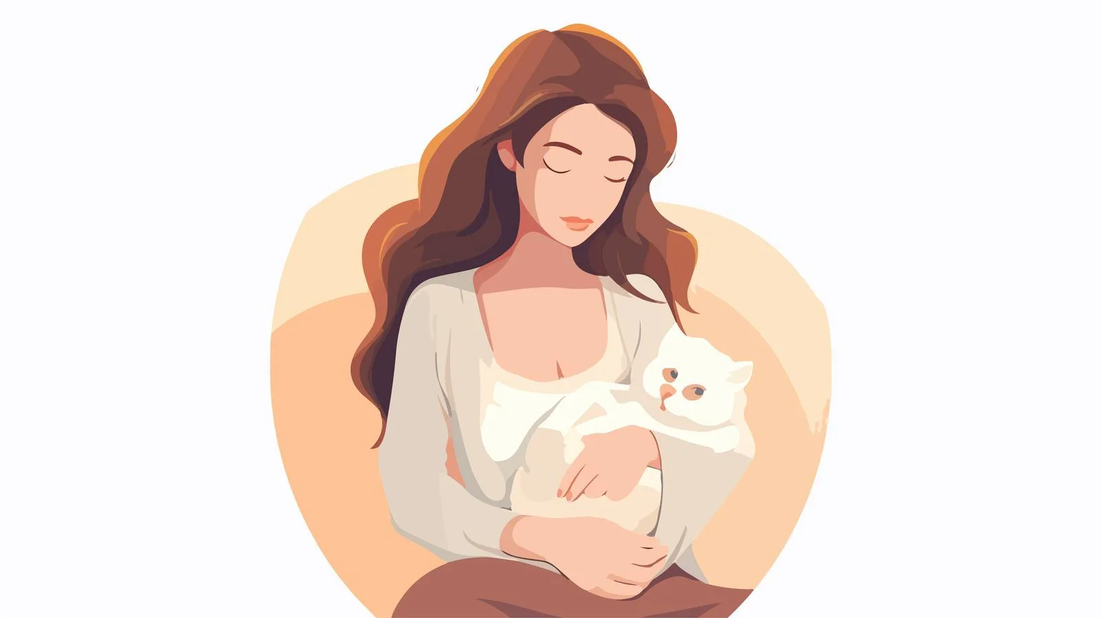 Nurturing Moment: Cross Cradle Breastfeeding — free download from Dotvec