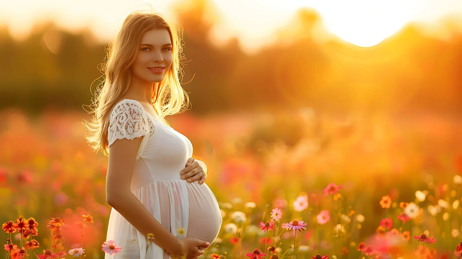 Elegant Pregnancy Portrait of a Woman — free download from Dotvec