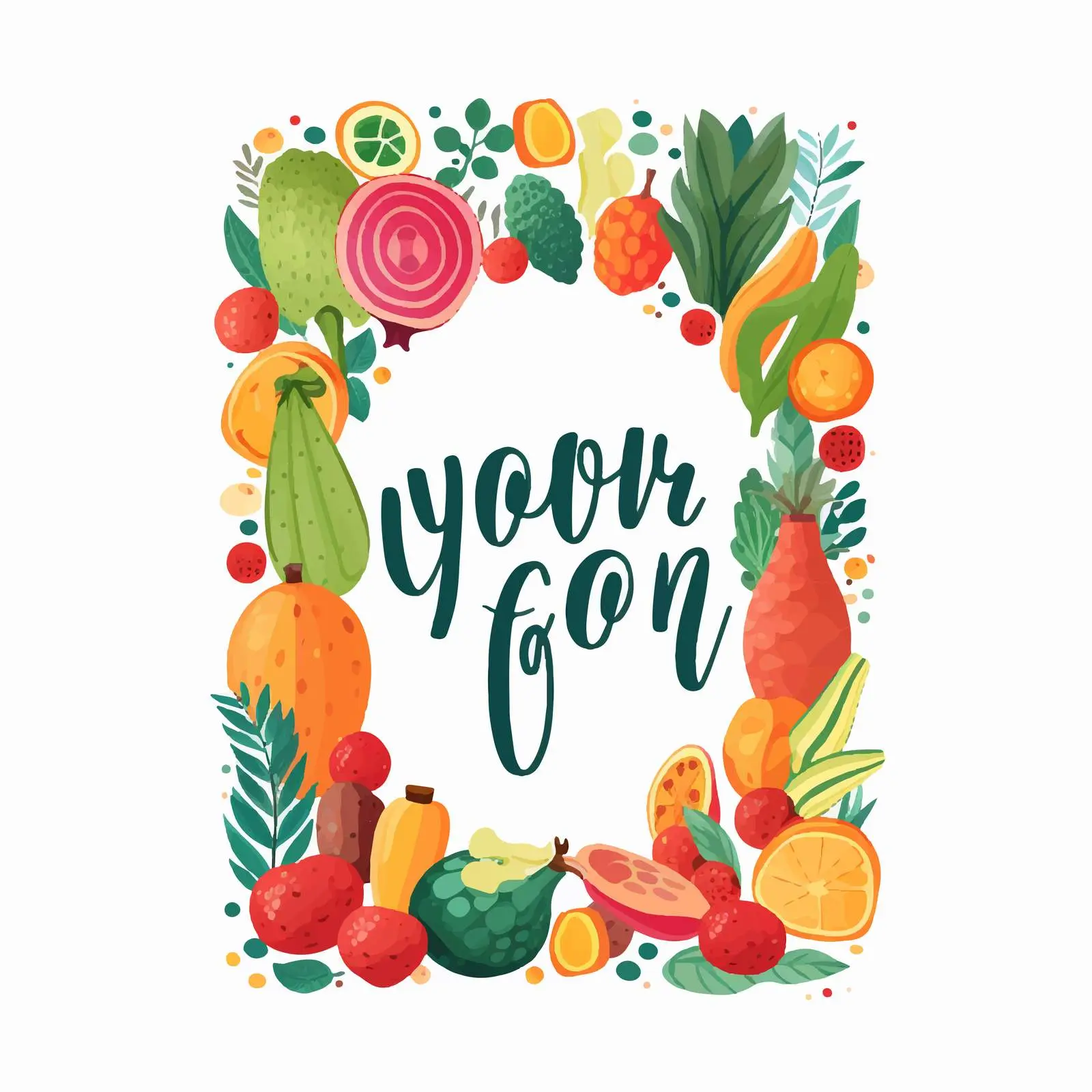 Motivational Vegan Poster Design for Decor — free download from Dotvec