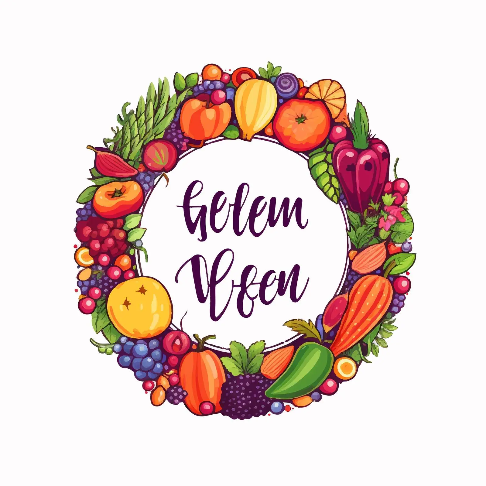 Go Vegan Motivational Vertical Poster Design – free colorful poster image from Dotvec