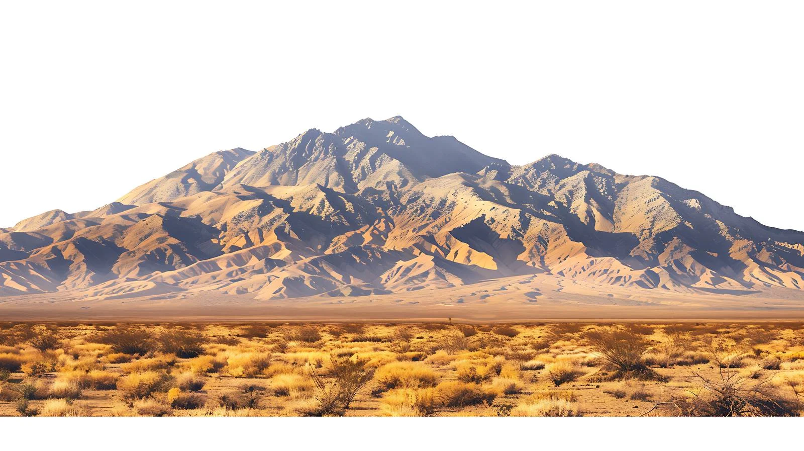 California Desert Mountain Range Isolated View — free download from Dotvec