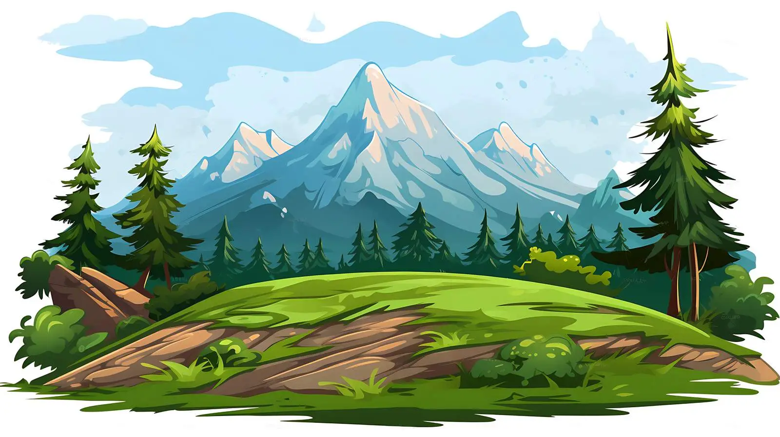 Deforestation Impact on Mountain Ecosystem — free download from Dotvec