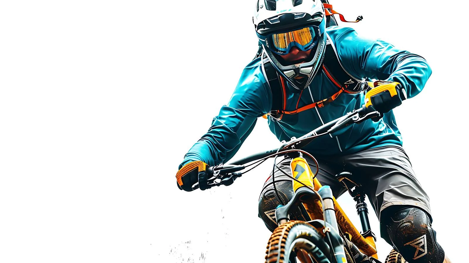 Mountain Biker in Grisons Switzerland — free download from Dotvec